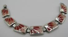 TEME" SPINY OYSTER SHELL BRACELET STERLING SILVER