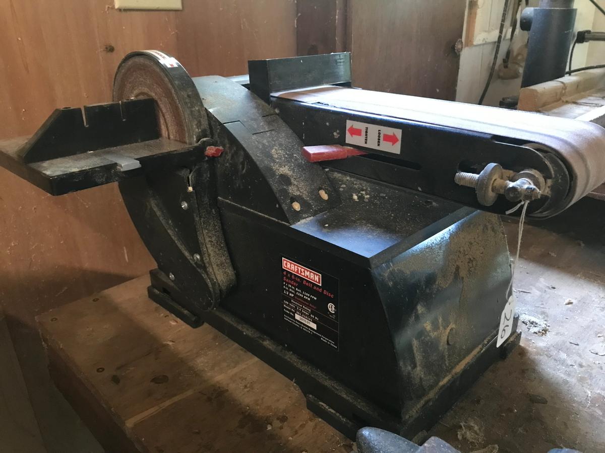 Craftsman 4"X 6" Bench Mount Sander, Runs