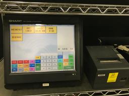 Sharp POS Terminal UP-3500 Series with Epson Printer and cash drawer