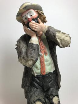 "The Toothache" 11"T.Clown Figurine From The Emmett Kelly, Jr. Signature Collection By Flambro