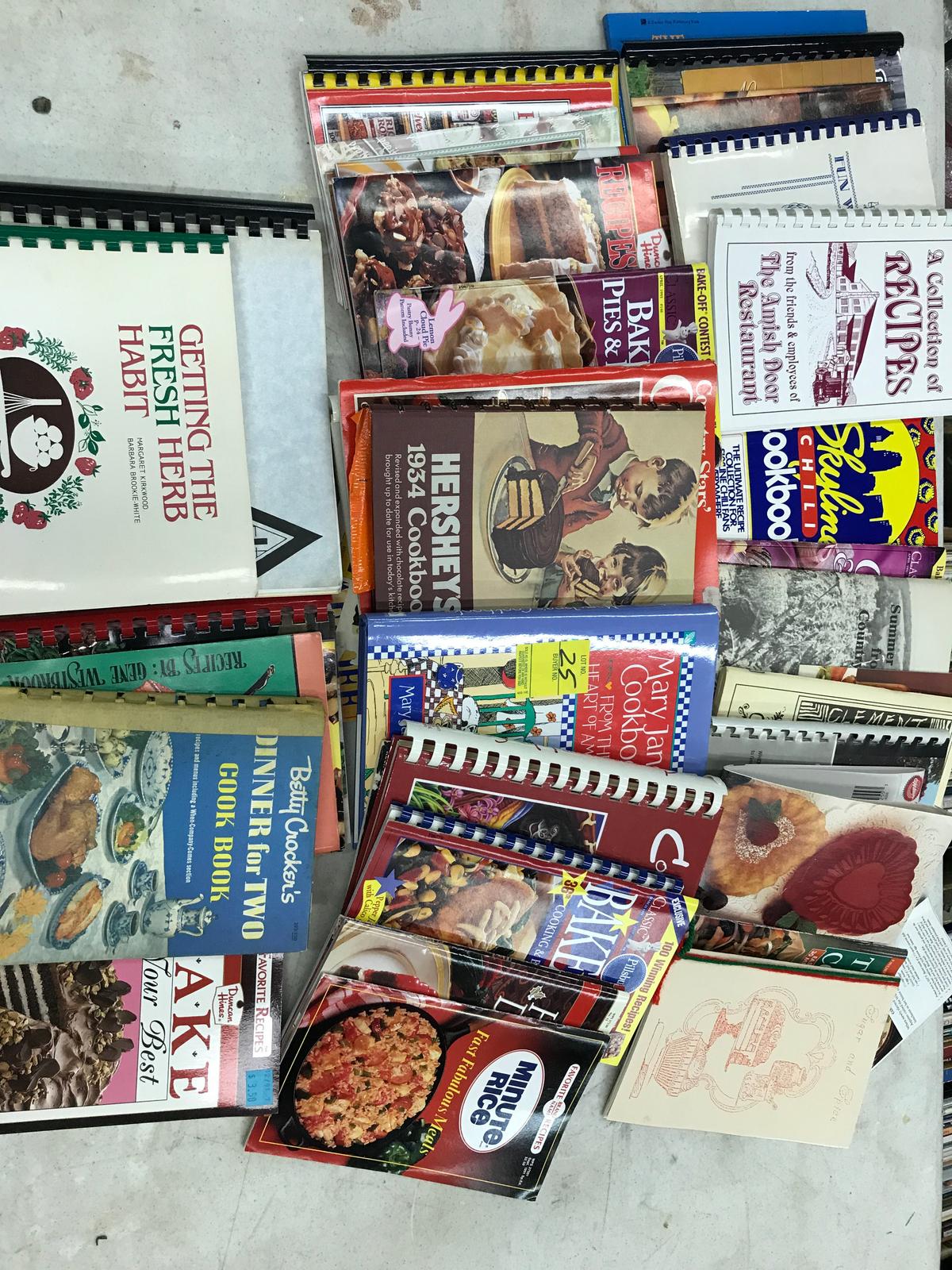 Lot Of 20 Cook Books