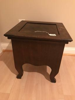 Antique Oak Potty Chair  14" x 16"