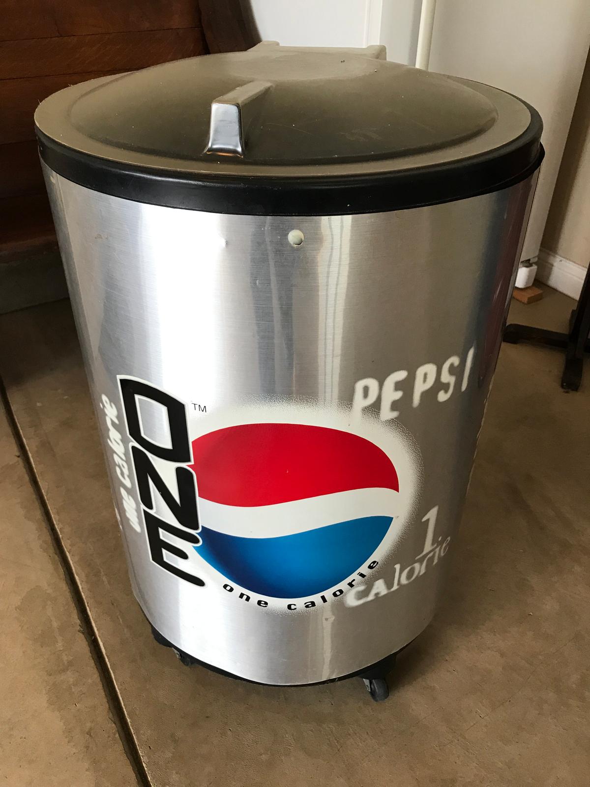 Pepsi-One Floor Model Cooler  34" Tall