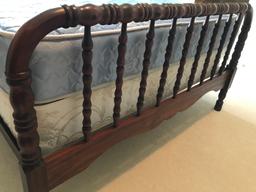 Vintage Jenny Lind Style Bed W/Mattress & Box Springs