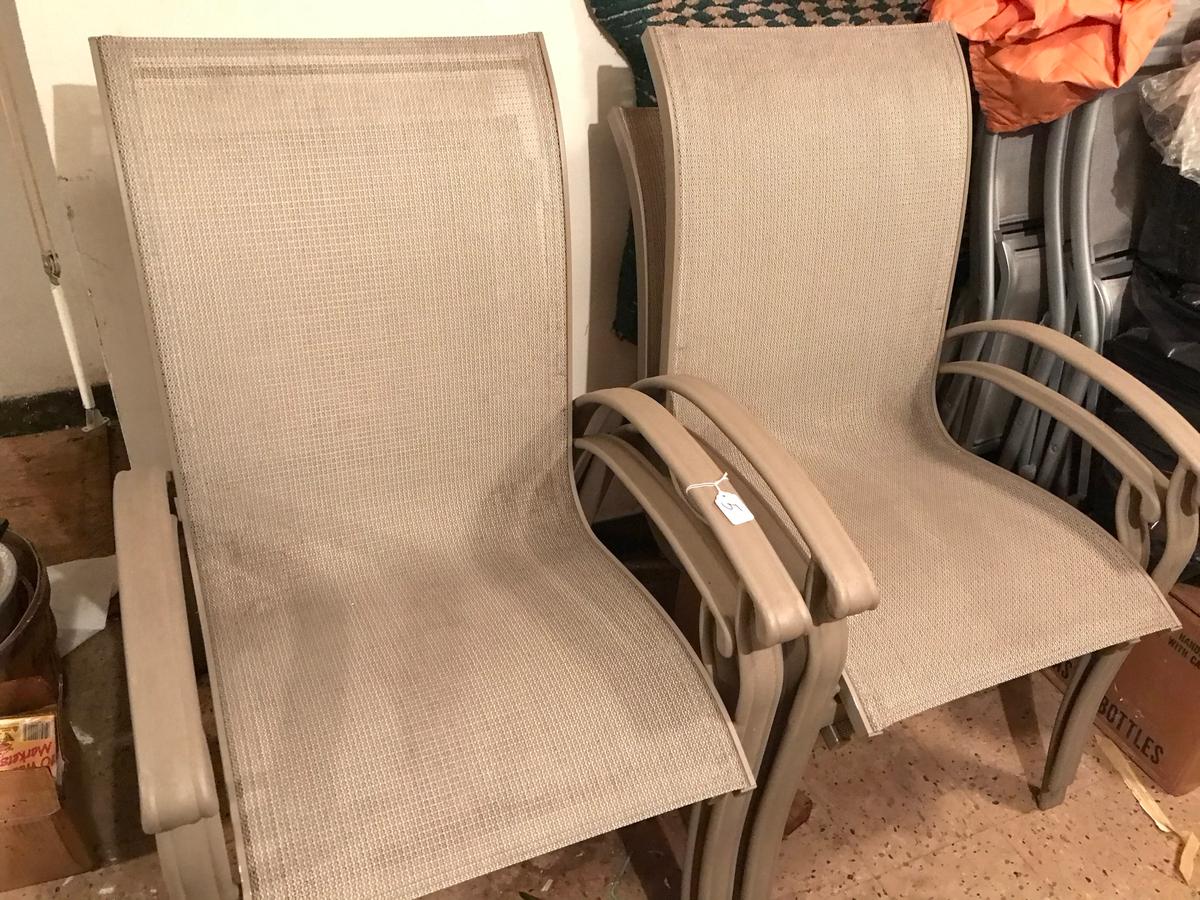 Four Outdoor Chairs