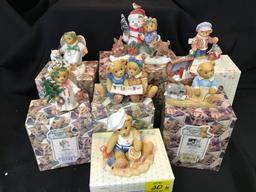 Lot Of (6) Boyd'sd Bear Figures W/Boxes