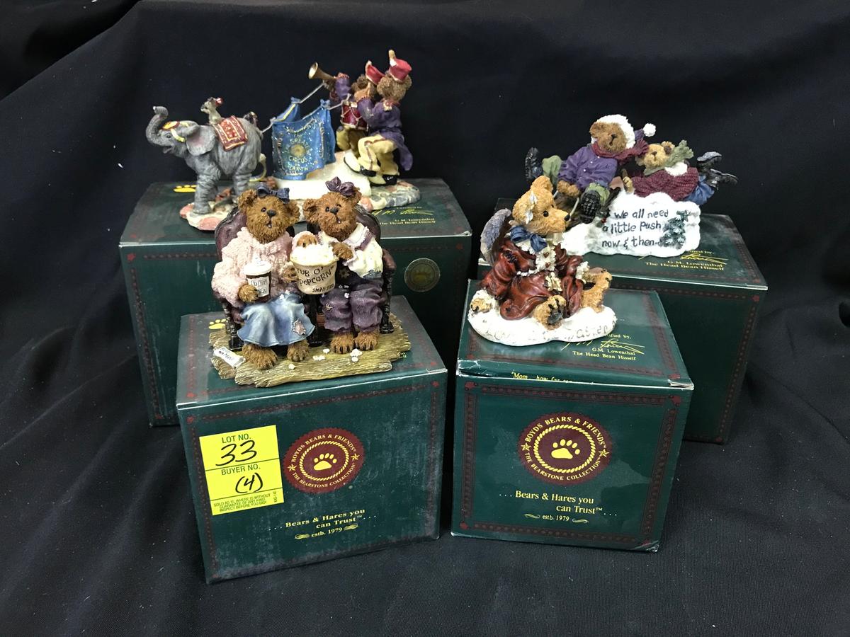 (4) Boyds Bear in Boxes