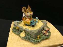 Wee Forest Folk Figurine W/Box "Jack in the Sandbox"