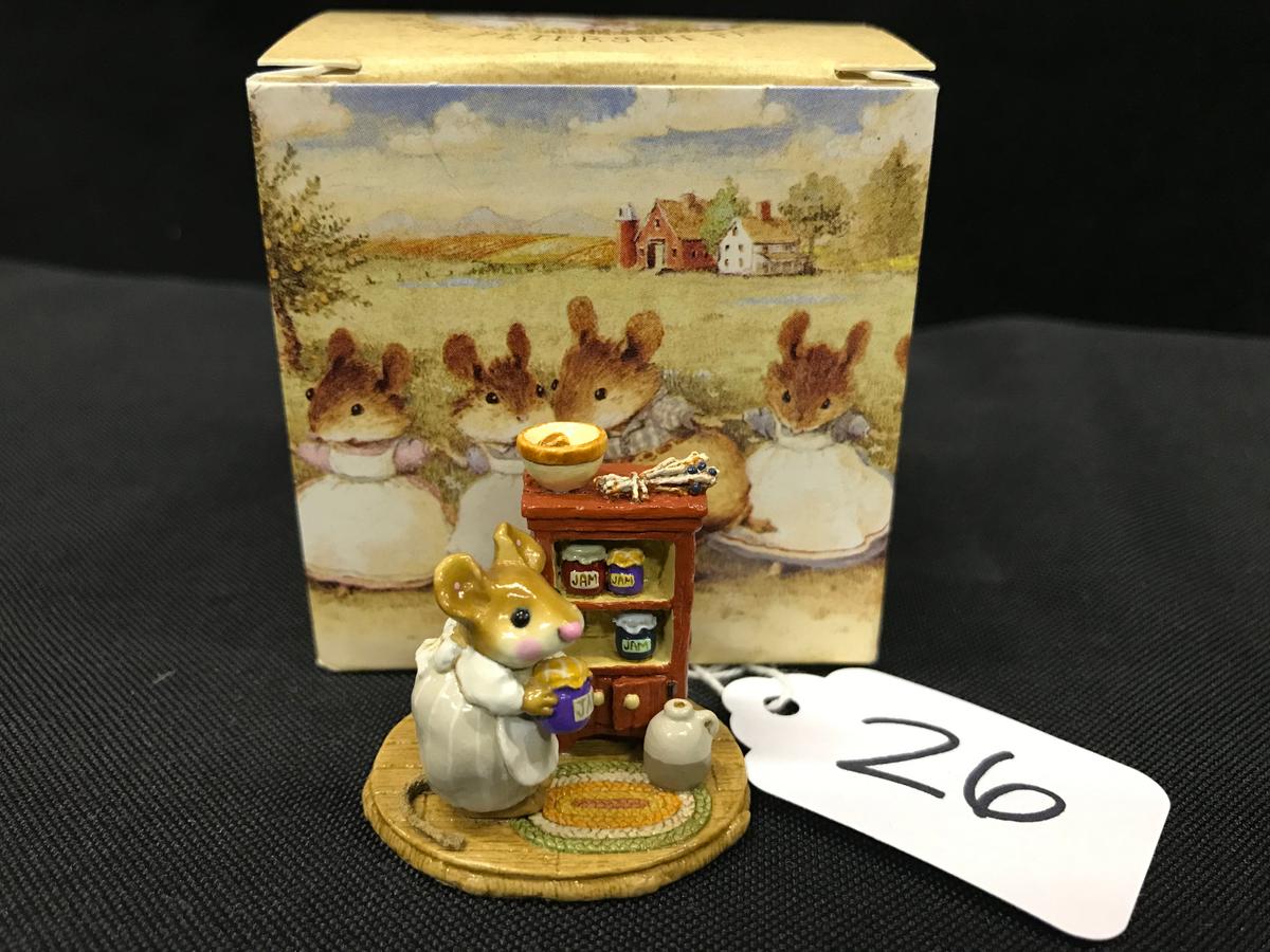 Wee Forest Folk Figurine W/Box "Jenny's Jams & Jellies"