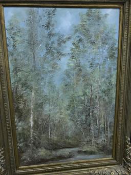 Original Oil Painting By Pat Whipp Titled "Misty Morning"