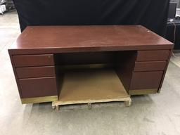 Large & Solid REFF Executive Desk Is 36" x 72" x 29" Tall