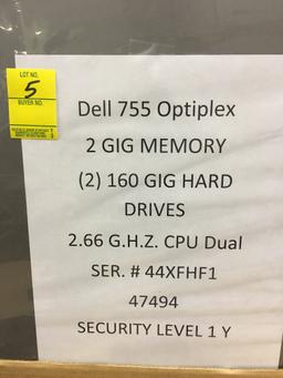 Dell Optiplex 755 Desk Top Computer