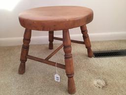 Primitive Short Stool Is 13" Tall