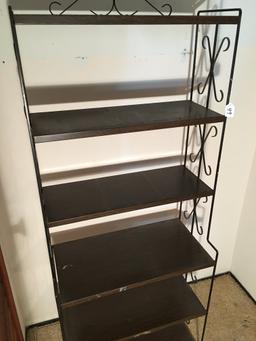 70's Era Metal Shelf Is 58" Tall