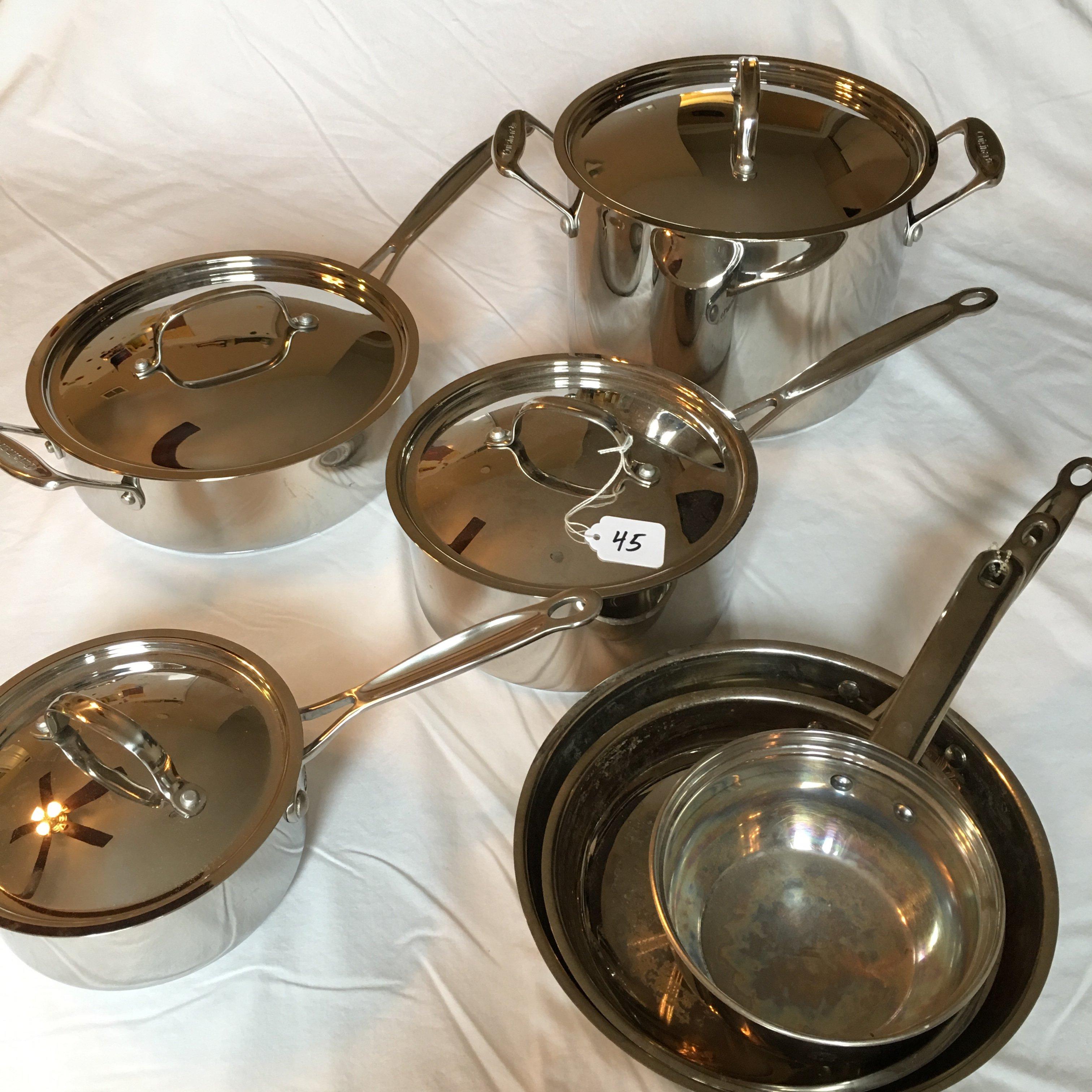 (11) Pc. Cuisinart Stainless Steel Cookware Set