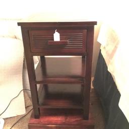 Pair Of Night Stands Are 15" x 15" x 27" Tall