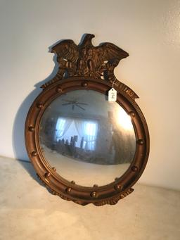 Vintage Wall Mirror w/ Eagle