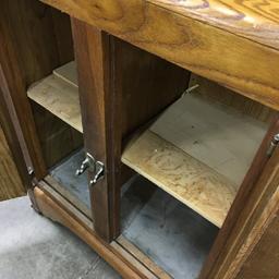 Antique Oak 2-Door Icebox