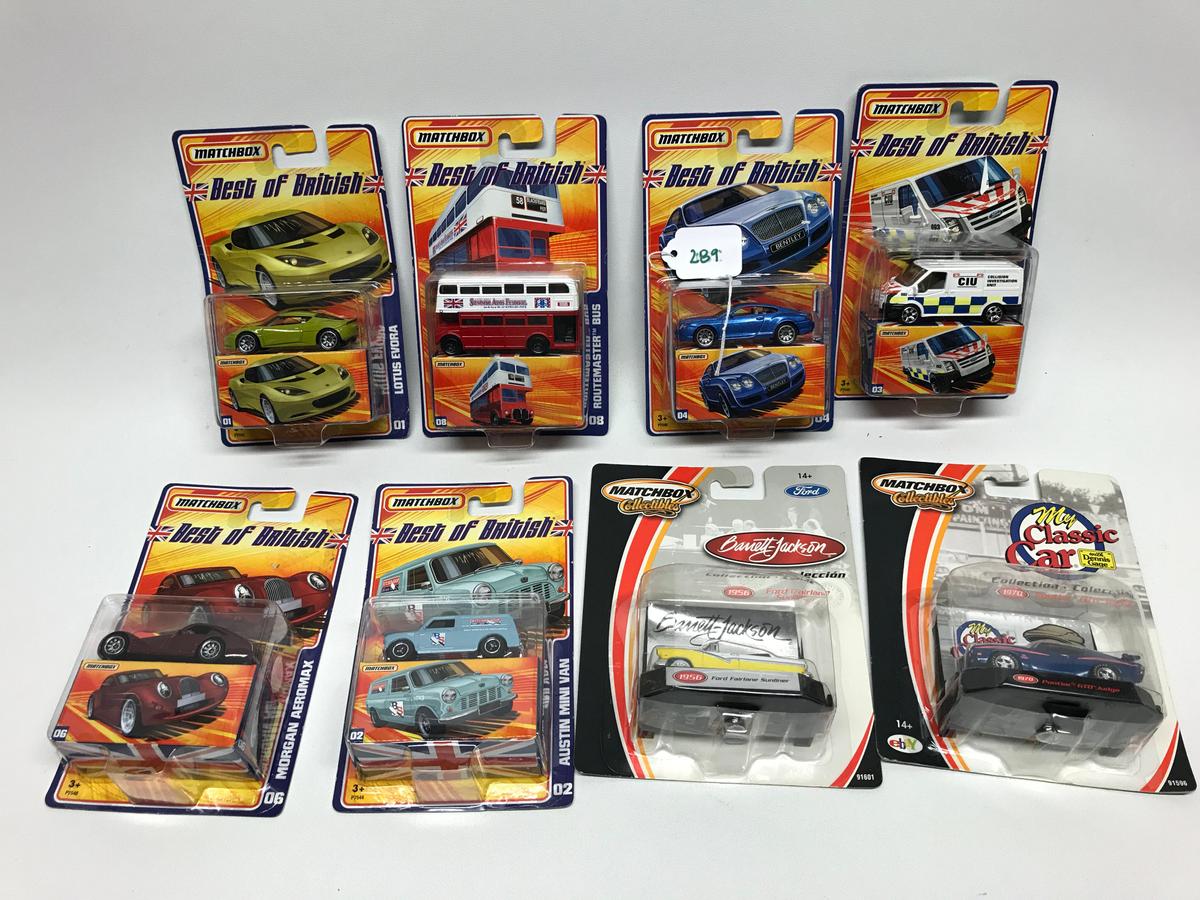 Matchbox Lot, Seal Packs, 1/64 scale, set of 8