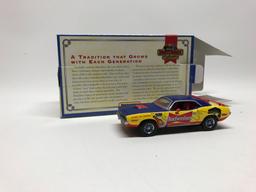 Matchbox Collectibles, 1/43 scale, Budweiser 1971 Plymouth Barracuda