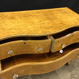 Antique Birdseye Maple Vanity Dresser