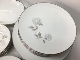 (50) Pcs. Service For (8) Noritake China "Rosay" Pattern