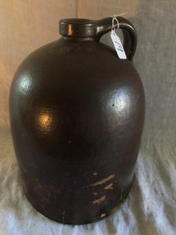 Antique Brown Stoneware Jug