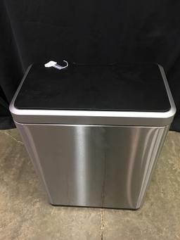 12.5 Gallon Stainless Steel Trash Can