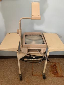 Apollo Concept Overhead Projector W/Wheeled Cart,  Cafeteria