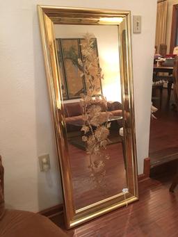 Wall Mirror W/Design Is 24" x 54"