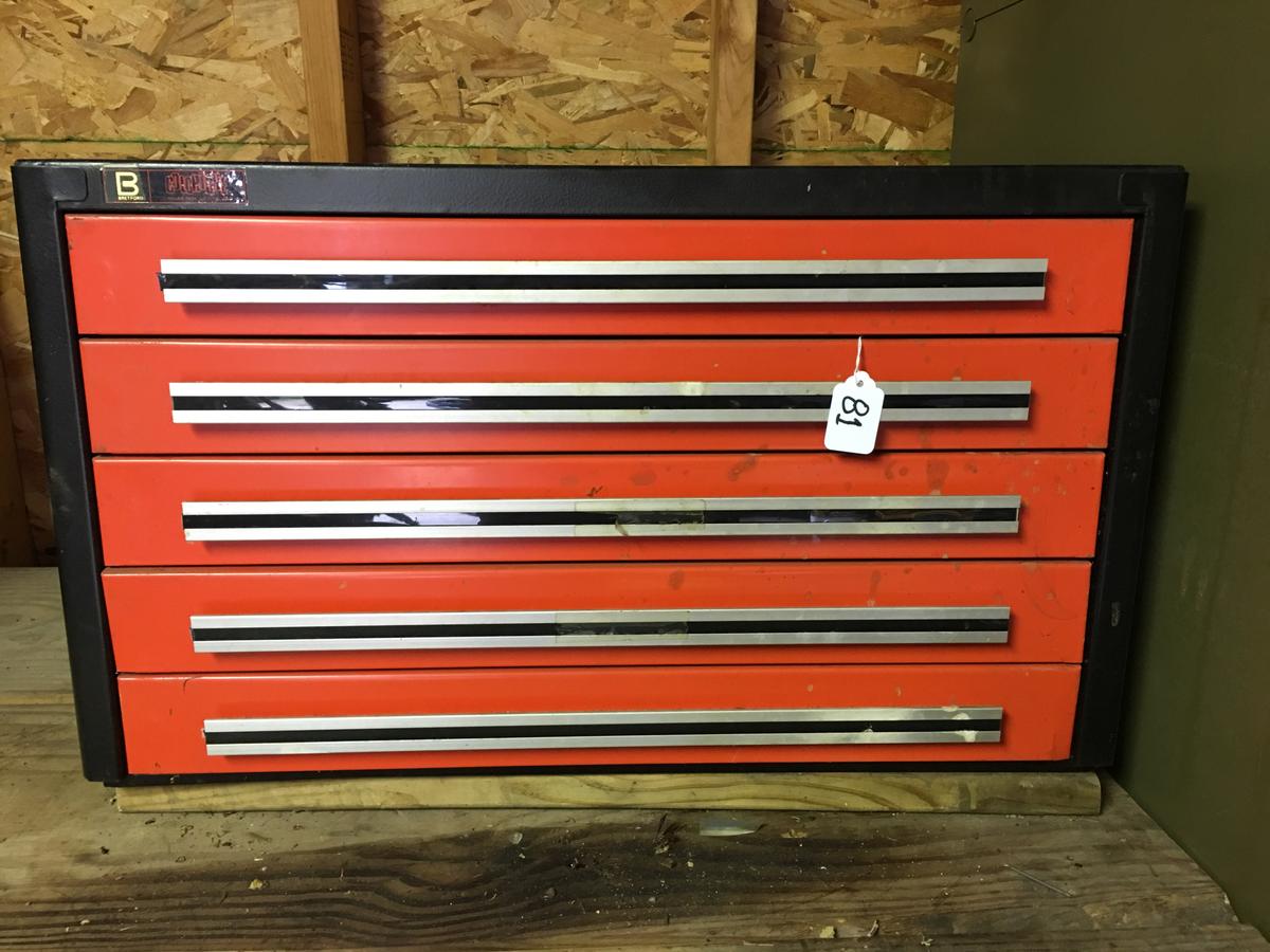 5- Drawer Organizer/Parts Bin Is 18" x 24" x 14" Tall