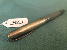 Parker Pen W/Sterling Silver Cap