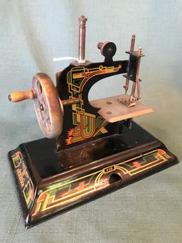 Antique Child's Sewing Machine By Casige-Made In British Zone Germany