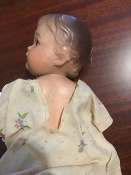 1950's Era Japaneese Doll Is 9" Tall *Damage On Left Thumb*