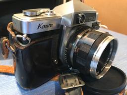 Kowa SE 35MM Camera with Leather Case/Protector