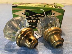 JB Glass Door Knobs in Original Box and with What is Shown