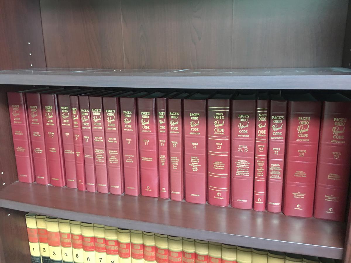 Law Books: Vols. 1-63 Of Pages Ohio Revised Code Annotated-1990's