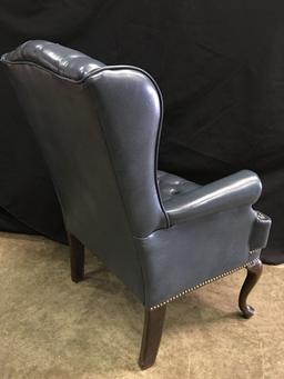 Tufted Wing-Back Occasional Chair
