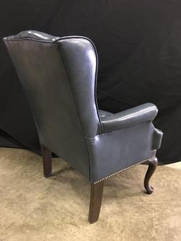 Tufted Wing-Back Occasional Chair