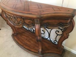 Very Decorative Hall Table, It appears to be same line as Dining Room Set.