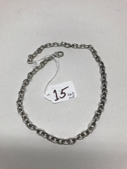 .925 Sterling Judith Ripka Necklace Is 20" Long