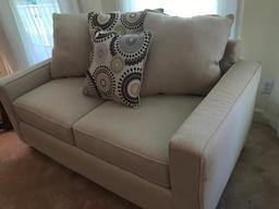 Washington Furniture Medium 2-Cushion Couch W/Pillows