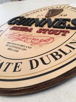 Guinness Extra Stout Oval Advertising Signs