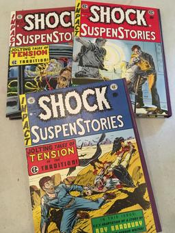 (3) Volumes "Shock SuspenStories" In Slip Case