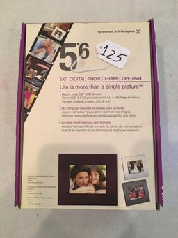 LCD Digital 5.6" Photo Frame In Box