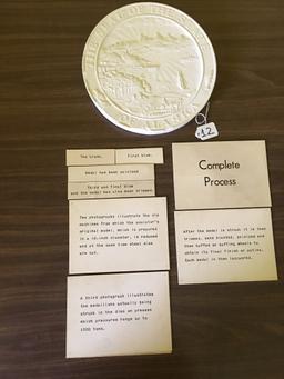 Plaster Casting & Information For Alaskian Medal