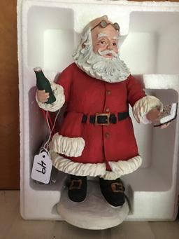 Soda Pop Santa In BoxSanta Is 10.5" Tall