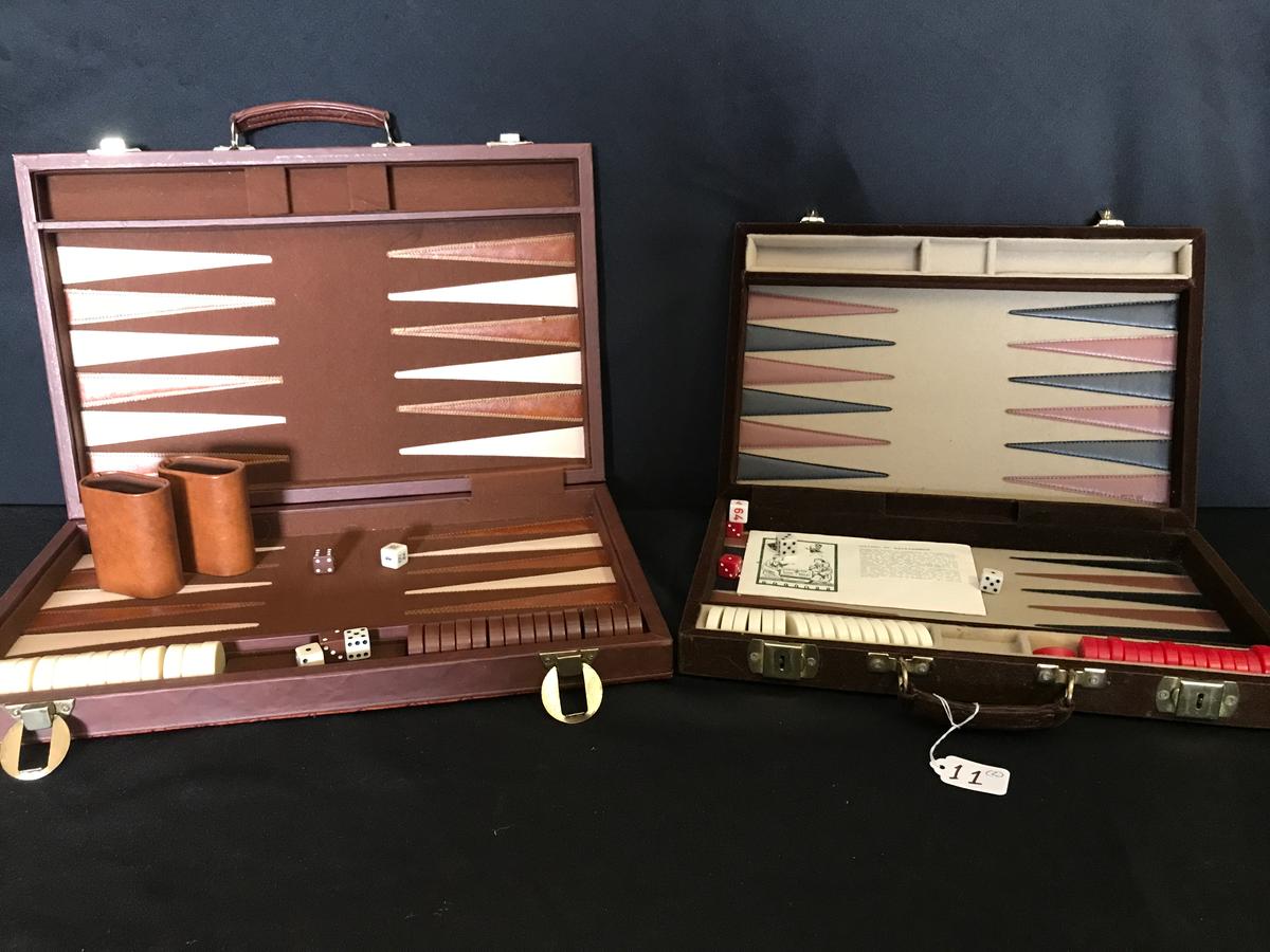 (2) Backgammon Games In Cases