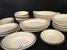 (26) Pcs. Restaurant Dinnerware