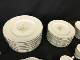 (55) Pcs. Noritake, Japan "Anticipation" Dinnerware